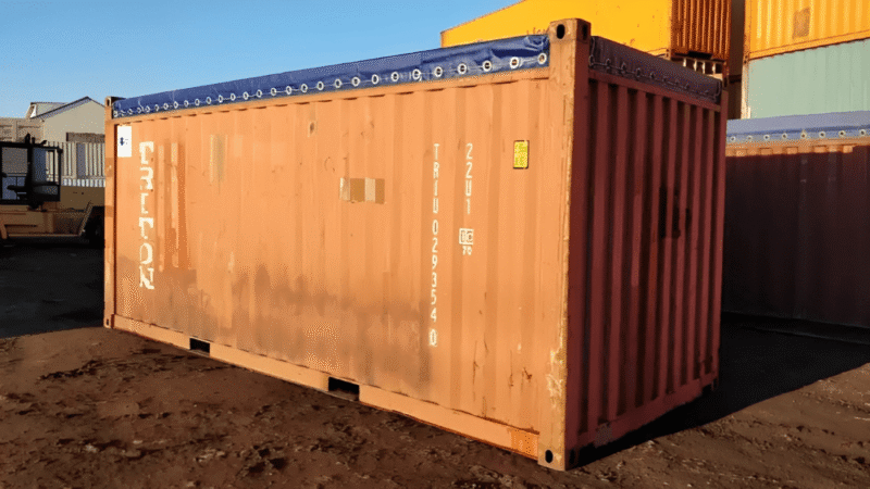 20ft Open Top Soft Roof Shipping Container - Container Sales