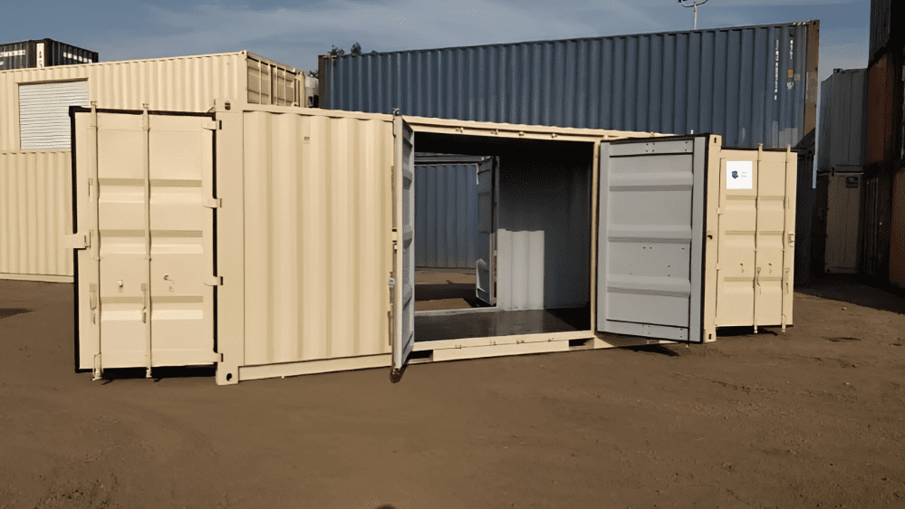 20ft Quad Door Shipping Container - Image 4
