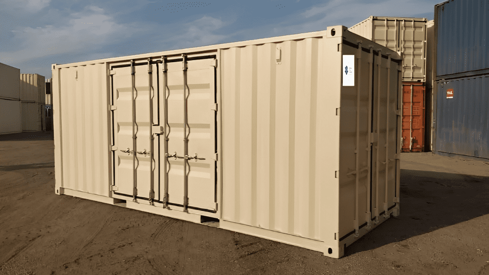 20ft Quad Door Shipping Container - Image 3