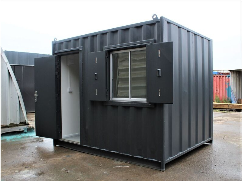 10ft Long Portable Office Shipping Container Workshop – Compact, Secure & Ready-to-Use Workspace