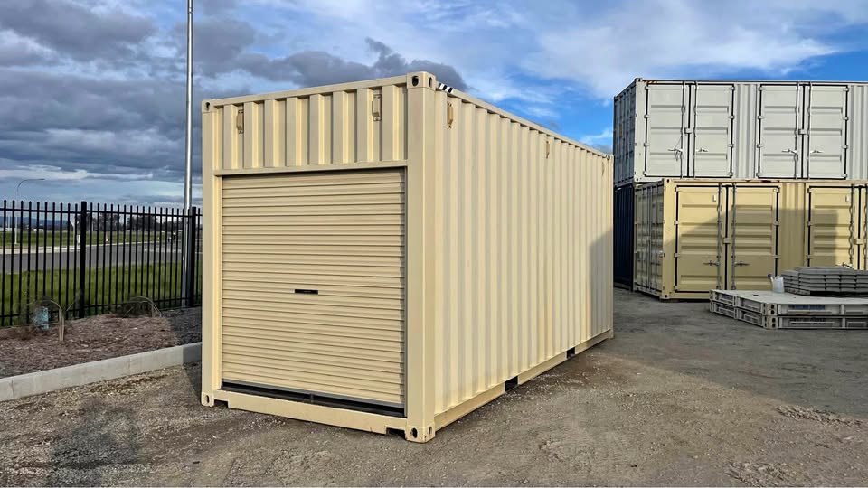 20ft High Cube Shipping Container with Roller Door – Extra Height, Secure & Easy Access