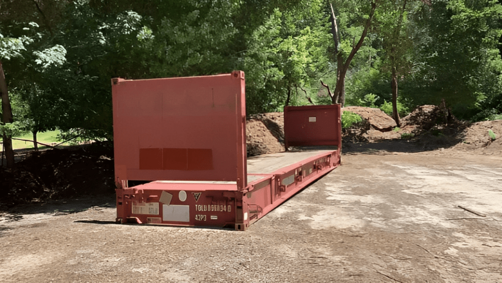 40ft Flat Rack Shipping Container – Heavy-Duty Oversized Cargo Solution - Image 5