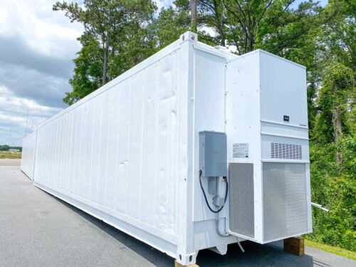 40Ft High Cube Insulated Shipping Container With 5 Ton Bard Hvac Unit