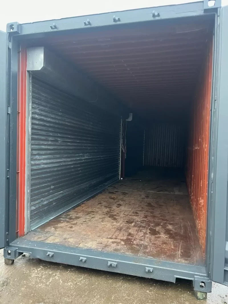 40ft x 8ft Roller Shutter Shipping Container – Secure, Accessible, and ...