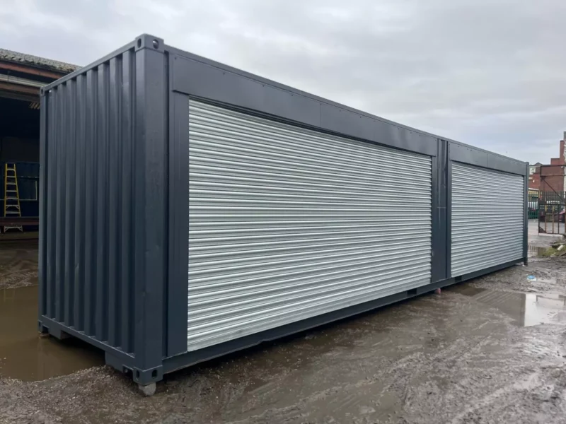 40ft x 8ft Roller Shutter Shipping Container – Secure, Accessible, and ...