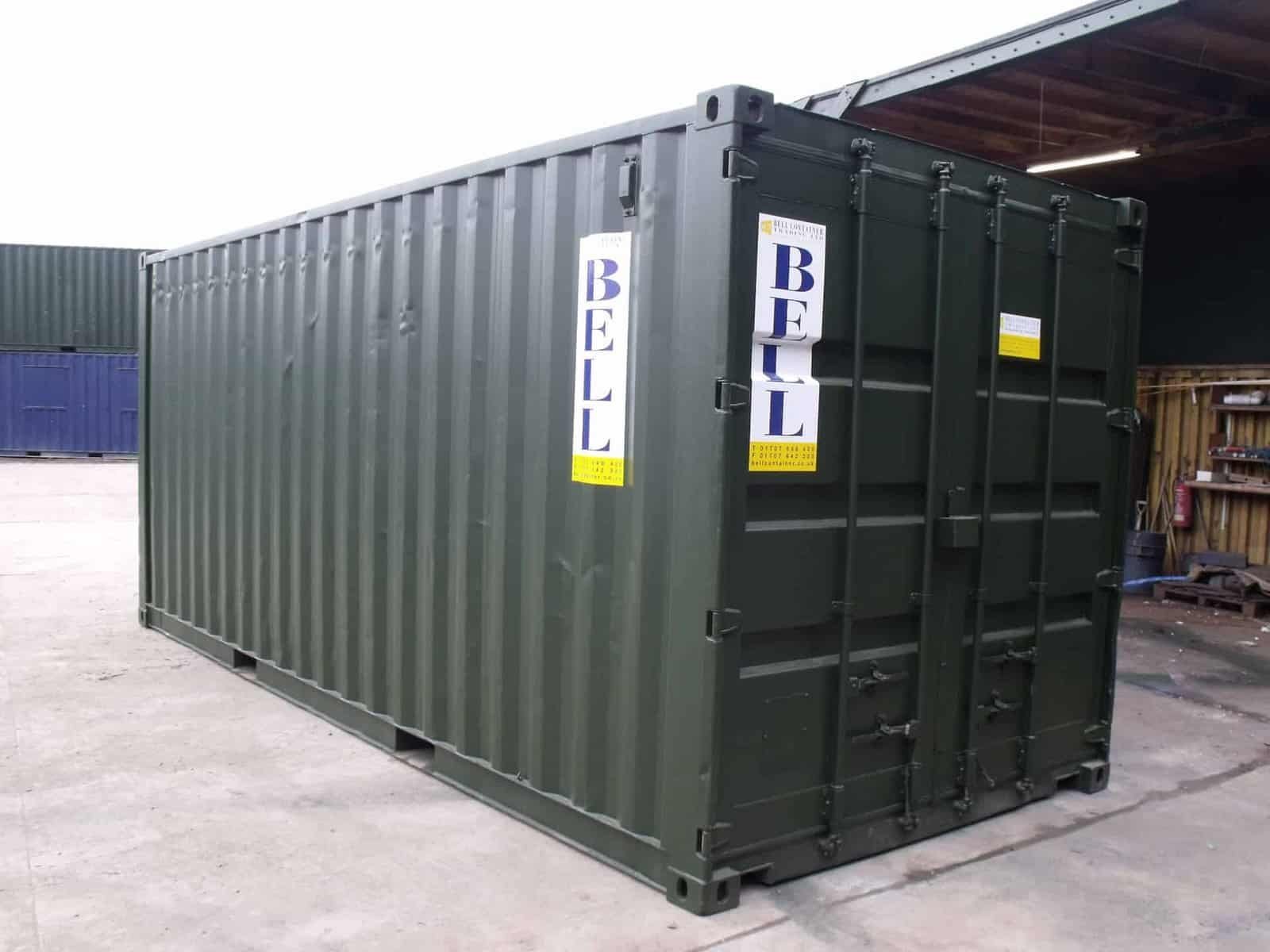 20ft x 8ft Raised Bunded Storage Container – Chemical & Hazardous Material Safe Store