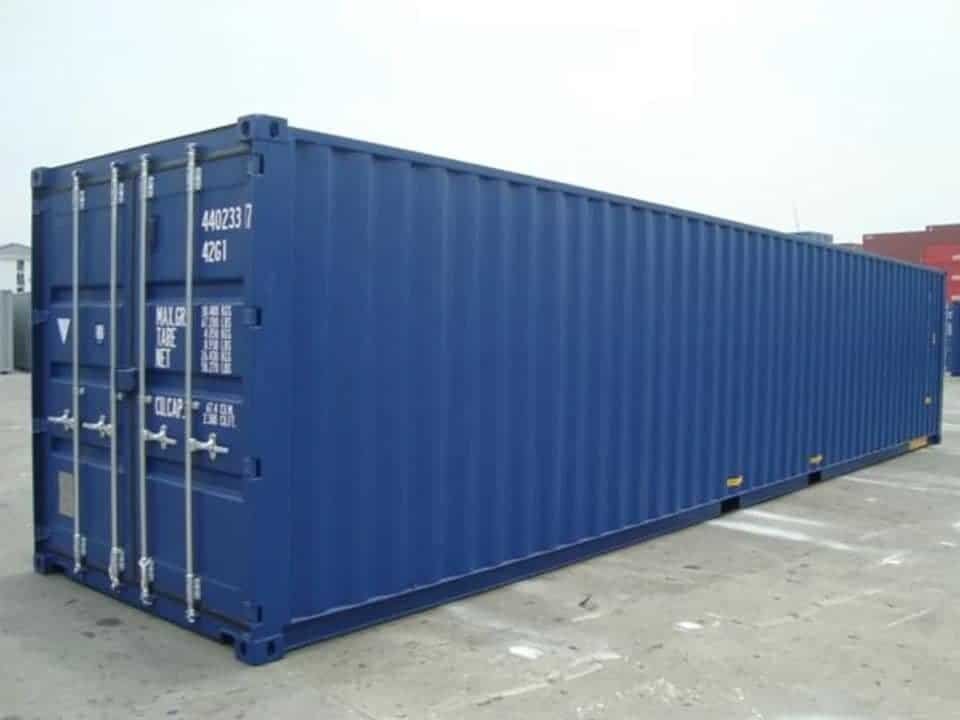 40ft High Cube Double Door Shipping Container – New One Trip Tunnel Container - Image 2