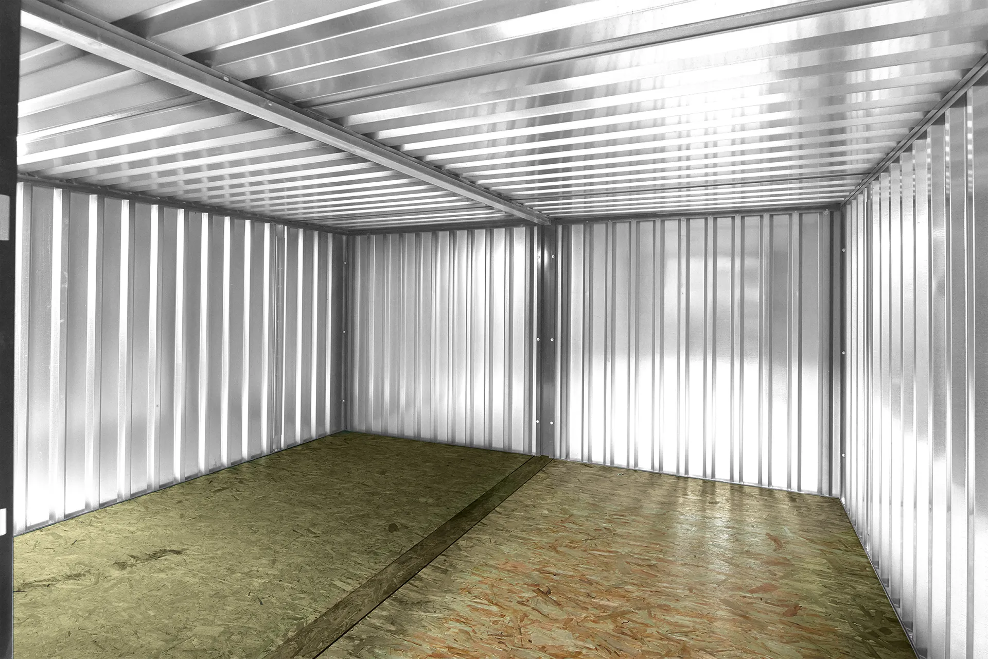 4M X 4.2M Side Linked Flat Pack Container Bundle (Galvanised) - Image 3