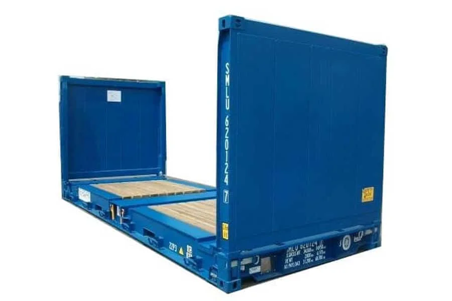 20FT Used Flat Rack Shipping Container